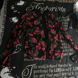 Hot Topic floral shirt